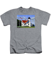 West Chop Lighthouse Martha's Vineyard Massachusetts - Kids T-Shirt