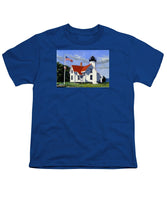 West Chop Lighthouse Martha's Vineyard Massachusetts - Youth T-Shirt