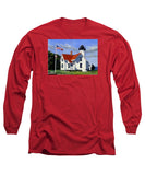 West Chop Lighthouse Martha's Vineyard Massachusetts - Long Sleeve T-Shirt