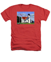 West Chop Lighthouse Martha's Vineyard Massachusetts - Heathers T-Shirt