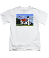 West Chop Lighthouse Martha's Vineyard Massachusetts - Kids T-Shirt