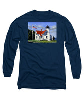 West Chop Lighthouse Martha's Vineyard Massachusetts - Long Sleeve T-Shirt
