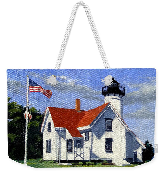 West Chop Lighthouse Martha's Vineyard Massachusetts - Weekender Tote Bag