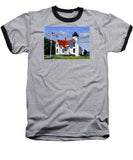 West Chop Lighthouse Martha's Vineyard Massachusetts - Baseball T-Shirt