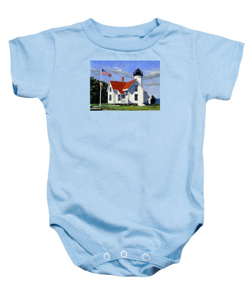 West Chop Lighthouse Martha's Vineyard Massachusetts - Baby Onesie