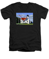 West Chop Lighthouse Martha's Vineyard Massachusetts - Men's V-Neck T-Shirt