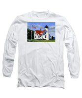 West Chop Lighthouse Martha's Vineyard Massachusetts - Long Sleeve T-Shirt