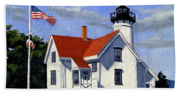 West Chop Lighthouse Martha's Vineyard Massachusetts - Beach Towel