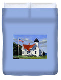 West Chop Lighthouse Martha's Vineyard Massachusetts - Duvet Cover