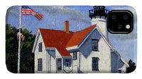 West Chop Lighthouse Martha's Vineyard Massachusetts - Phone Case