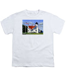 West Chop Lighthouse Martha's Vineyard Massachusetts - Youth T-Shirt