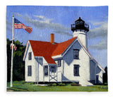 West Chop Lighthouse Martha's Vineyard Massachusetts - Blanket