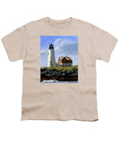 Wood Island Lighthouse Maine - Youth T-Shirt