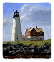 Wood Island Lighthouse Maine - Blanket