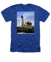 Wood Island Lighthouse Maine - Heathers T-Shirt