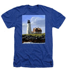 Wood Island Lighthouse Maine - Heathers T-Shirt