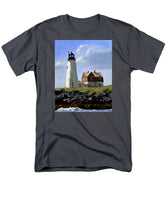 Wood Island Lighthouse Maine - Men's T-Shirt  (Regular Fit)