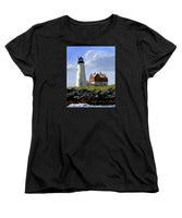 Wood Island Lighthouse Maine - Women's T-Shirt (Standard Fit)