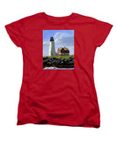Wood Island Lighthouse Maine - Women's T-Shirt (Standard Fit)