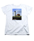 Wood Island Lighthouse Maine - Women's T-Shirt (Standard Fit)