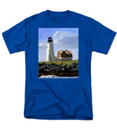 Wood Island Lighthouse Maine - Men's T-Shirt  (Regular Fit)