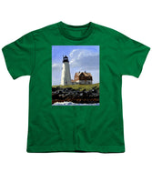 Wood Island Lighthouse Maine - Youth T-Shirt