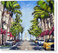 Worth Avenue - Palm Beach Florida - Canvas Print