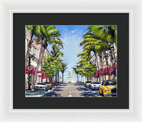 Worth Avenue - Palm Beach Florida - Framed Print
