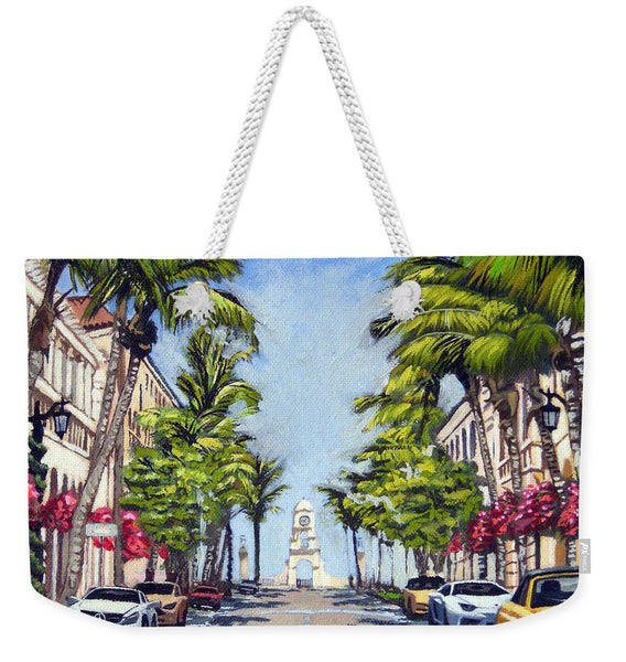 Worth Avenue - Palm Beach Florida - Weekender Tote Bag