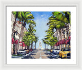 Worth Avenue - Palm Beach Florida - Framed Print
