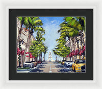Worth Avenue - Palm Beach Florida - Framed Print
