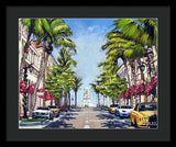 Worth Avenue - Palm Beach Florida - Framed Print