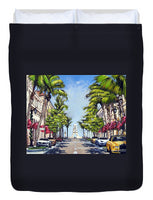 Worth Avenue - Palm Beach Florida - Duvet Cover