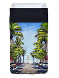 Worth Avenue - Palm Beach Florida - Duvet Cover