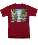 Worth Avenue - Palm Beach Florida - Men's T-Shirt  (Regular Fit)