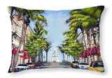 Worth Avenue - Palm Beach Florida - Throw Pillow