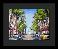 Worth Avenue - Palm Beach Florida - Framed Print