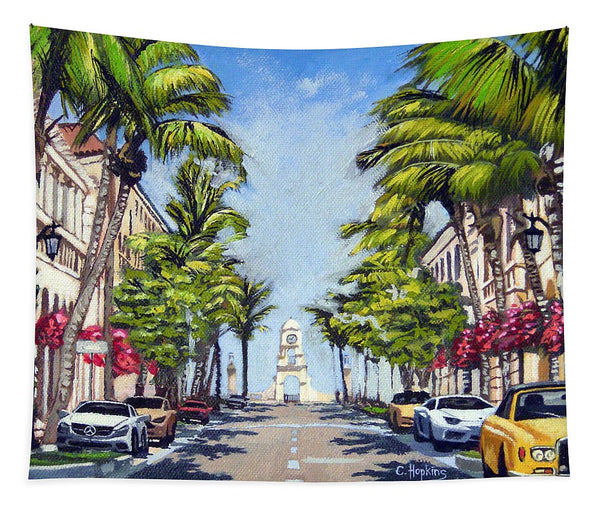 Worth Avenue - Palm Beach Florida - Tapestry