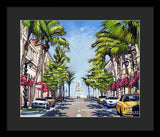 Worth Avenue - Palm Beach Florida - Framed Print