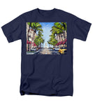 Worth Avenue - Palm Beach Florida - Men's T-Shirt  (Regular Fit)