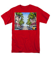 Worth Avenue - Palm Beach Florida - Men's T-Shirt  (Regular Fit)