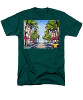 Worth Avenue - Palm Beach Florida - Men's T-Shirt  (Regular Fit)