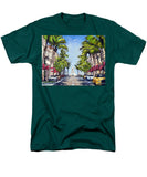 Worth Avenue - Palm Beach Florida - Men's T-Shirt  (Regular Fit)