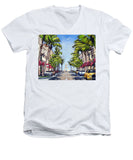 Worth Avenue - Palm Beach Florida - Men's V-Neck T-Shirt