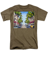 Worth Avenue - Palm Beach Florida - Men's T-Shirt  (Regular Fit)