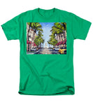 Worth Avenue - Palm Beach Florida - Men's T-Shirt  (Regular Fit)