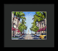 Worth Avenue - Palm Beach Florida - Framed Print