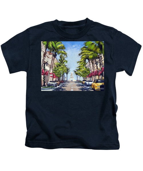 Worth Avenue - Palm Beach Florida - Kids T-Shirt