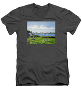 Wychmere Harbor Harwich Port Massachusetts Cape Cod Massachusetts - Men's V-Neck T-Shirt
