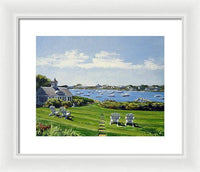 Wychmere Harbor Harwich Port Massachusetts Cape Cod Massachusetts - Framed Print